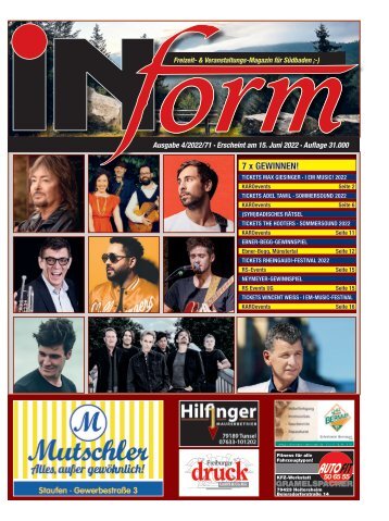 INform Ausgabe 4 in 2022 · 15_Juni