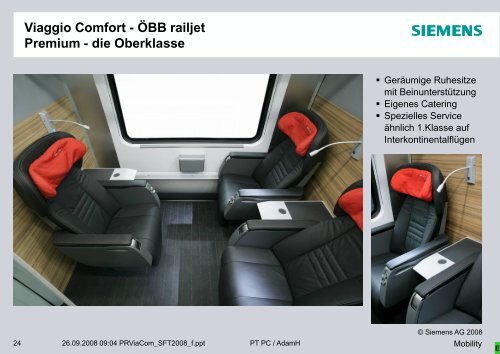 ÖBB Railjet - eine neue Fahrzeuggeneration für die ÖBB