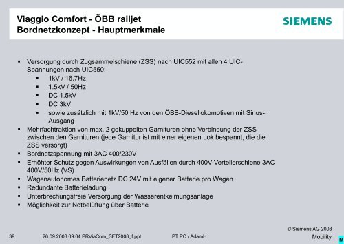 ÖBB Railjet - eine neue Fahrzeuggeneration für die ÖBB