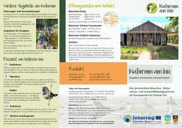 S´INNVIERTEL  Naturium-Flyer