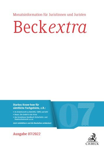 BeckExtra 07/2022