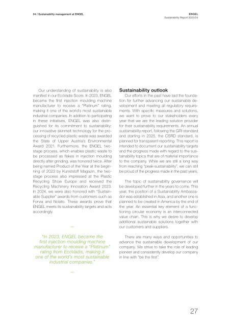 Sustainability Report 2023/24