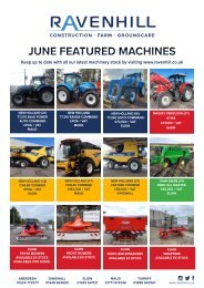 Ravenhill Monthly Featured Machines A4 JUNE 2022 sml