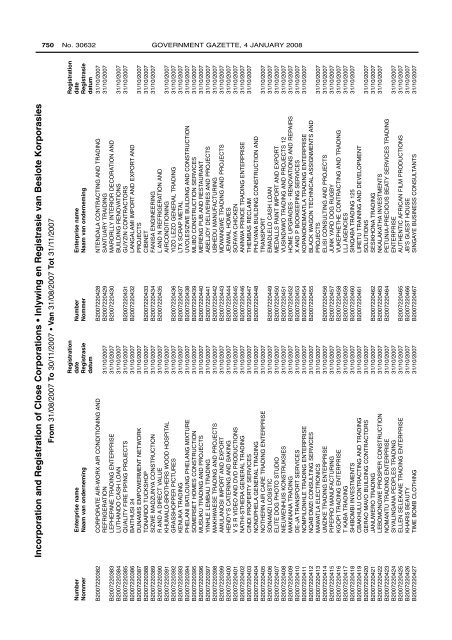 Government Gazette Staatskoerant REPUBLIC OF ... - ("CIPC")is