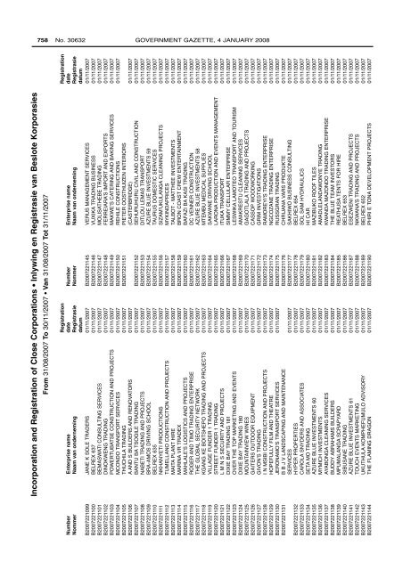 Government Gazette Staatskoerant REPUBLIC OF ... - ("CIPC")is