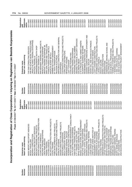 Government Gazette Staatskoerant REPUBLIC OF ... - ("CIPC")is