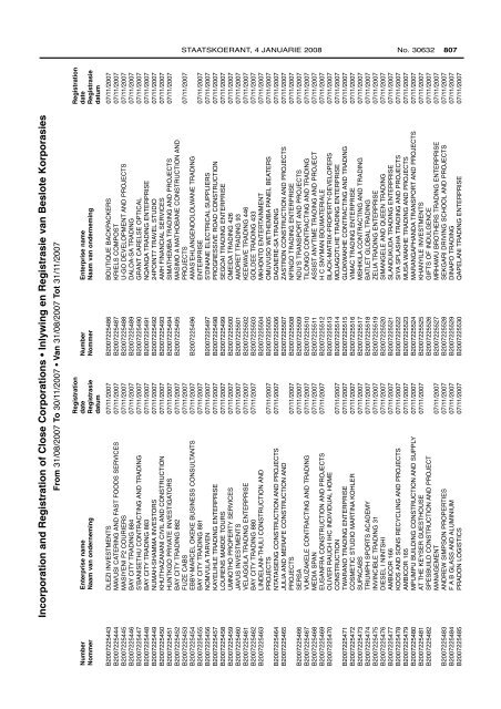 Government Gazette Staatskoerant REPUBLIC OF ... - ("CIPC")is