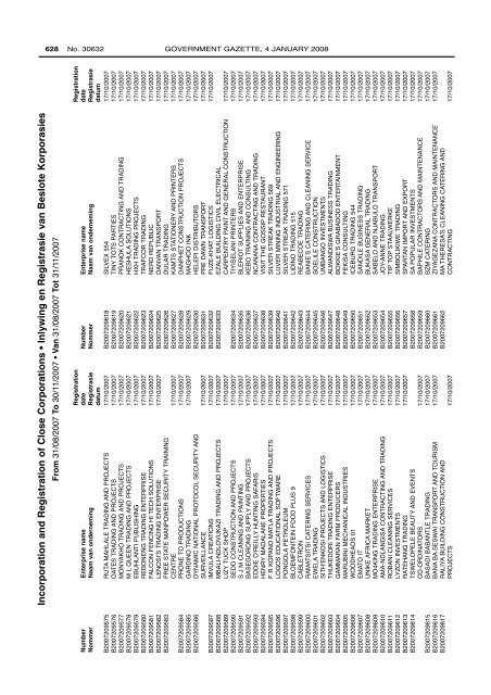 Government Gazette Staatskoerant REPUBLIC OF ... - ("CIPC")is