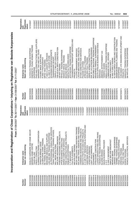 Government Gazette Staatskoerant REPUBLIC OF ... - ("CIPC")is