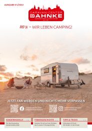 Caravan-Center Dahnke – Magazin Ausgabe 01-2022