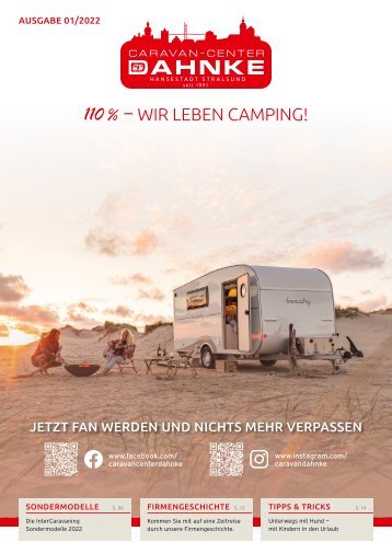 Caravan-Center Dahnke – Magazin Ausgabe 01-2022