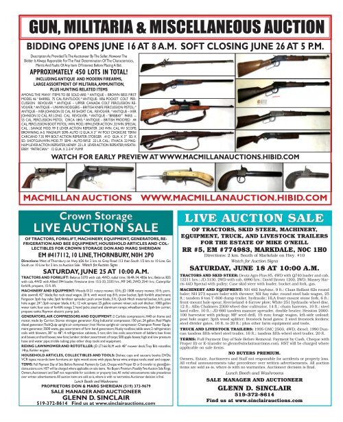 Woodbridge Advertiser/AuctionLists.ca - 2022-06-13