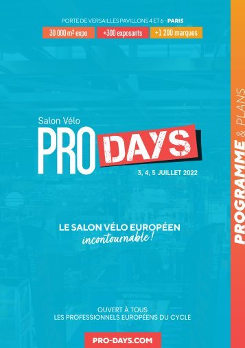 Programme & Plan Pro-Days 2022