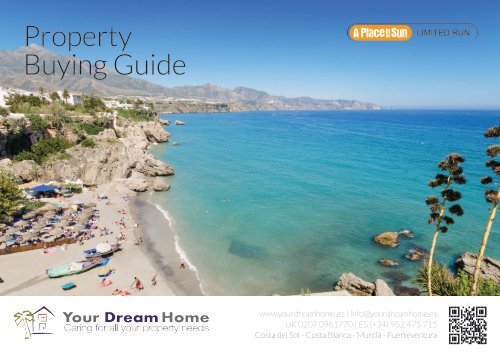 Property Buying Guide - Your Dream Home Brochure for London A Place inthe Sun Exhibition 2022