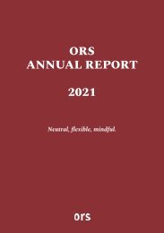 ORS Annual Report 2021