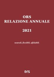 ORS Relazione Annuale 2021