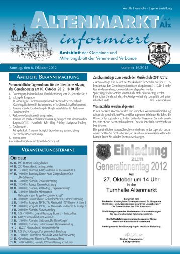 ALTENMARKT ALTENMARKTAlz - Altenmarkt a. d. Alz