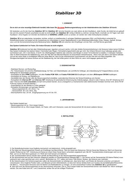 Stabilizer 3D - General Laser