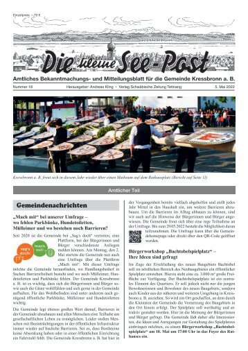 Die kleine See-Post 05.05.2022