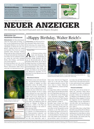 Neuer Anzeiger 17. Juni 2022