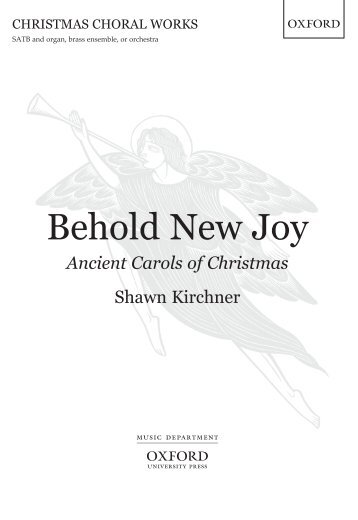 Shawn Kirchner Behold New Joy