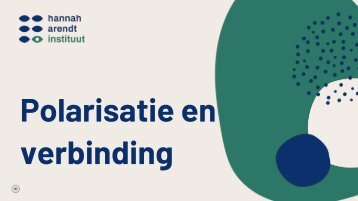 Polarisatie en verbinding