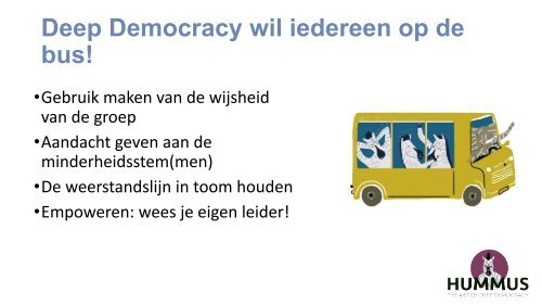 Kennismaken met Deep Democracy