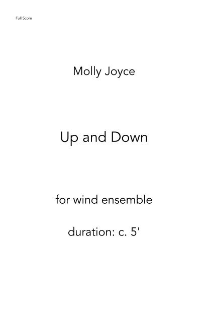 Up and Down-Molly Joyce