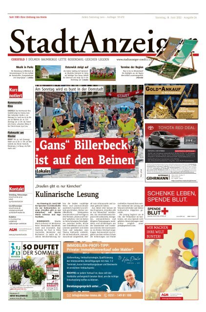 Stadtanzeiger Coesfeld kw 24