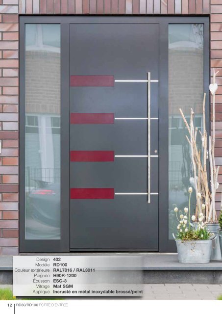 Ryterna entry doors RD80-100 FR