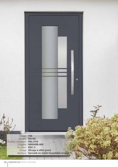 Ryterna entry doors RD80-100 FR