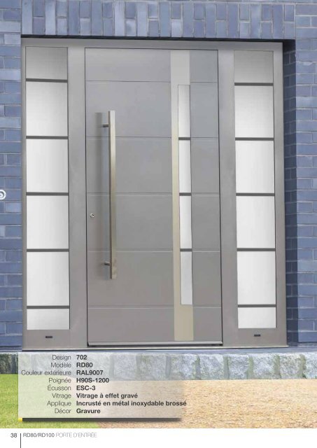 Ryterna entry doors RD80-100 FR