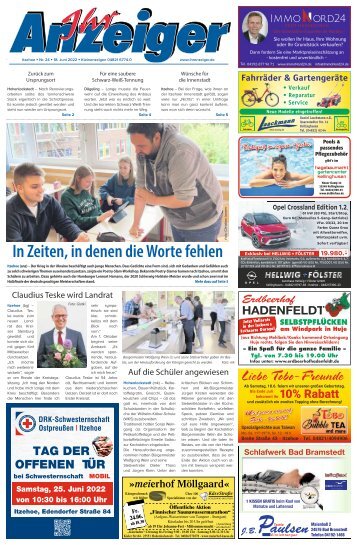 Ihr Anzeiger Itzehoe 24 2022