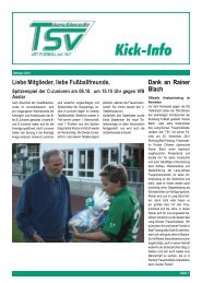 TSV Lang-G¨ons 4:1 - fussball@tsvlanggoens.de - TSV Lang-Göns