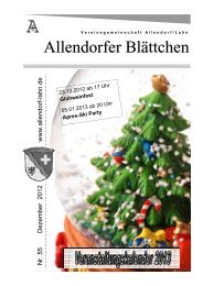 Wir wünschen allen ein fro- hes und ... - Allendorf ad Lahn