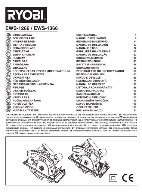 EWS-1266&amp;EWS-1366_24lgs manual_03_2009.12.04.indd - Ryobi