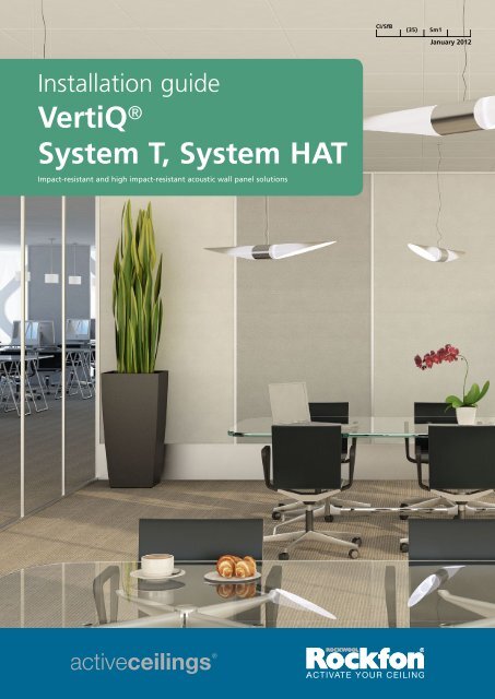 VertiQ® System T, System HAT - Rockfon