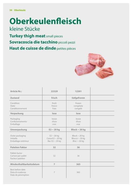 Premium Quality Turkey Products