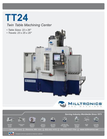 TT24 Twin Table Machining Center - Milltronics