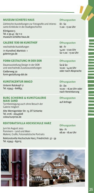 Wernigerode & Schierke Juli Tipps 2022