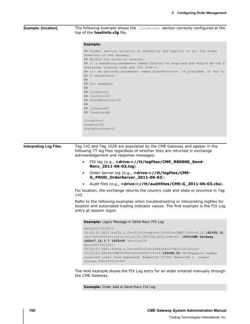 TT CME Gateway System Administration Manual - Trading ...