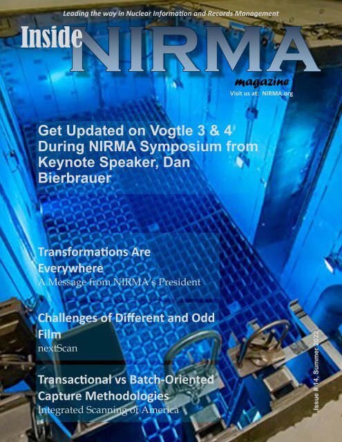 Inside NIRMA Magazine - Summer Edition 2022