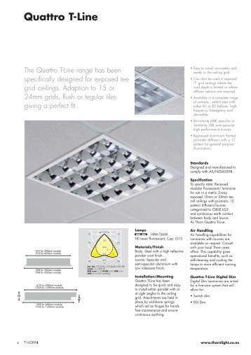 Quattro T-Line - THORN Lighting