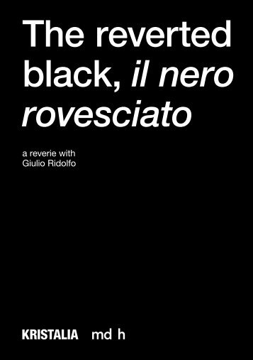 The reverted black, il nero rovesciato