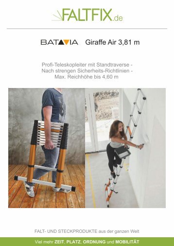 FALTFIX.de - Batavia Giraffe Air 3,81m Katalog 2023