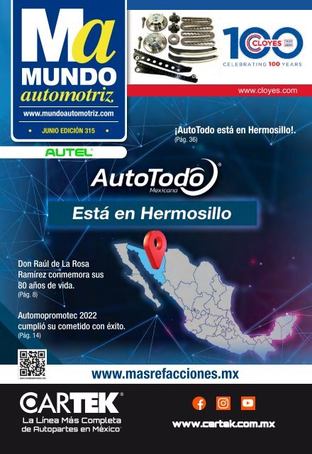 Mundo Automotriz La Revista No 315 junio 2022