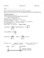 time dilation: t = t0 1- v2 c2 length contraction: L = L0 1- v c2 velocity ...