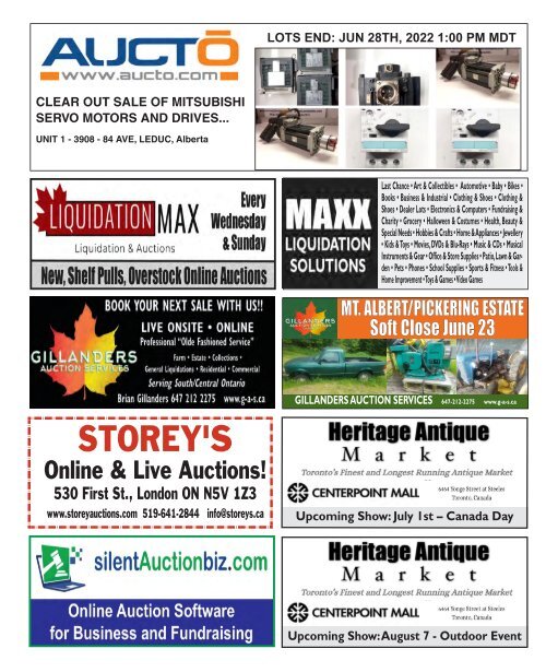 Woodbridge Advertiser/AuctionLists.ca - 2022-06-20