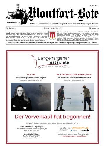 Montfort-Bote 06.05.2022
