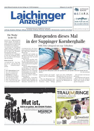 Laichinger Anzeiger 22.06.2022